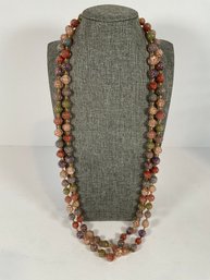 Beaded Necklace (Sparkle Beads) Ex Long