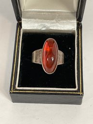 Danish Sterling Ring - Signed Nefrom