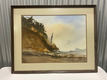 Watercolor By Jerry Stitt (20th/21st C) - Signed. 1979