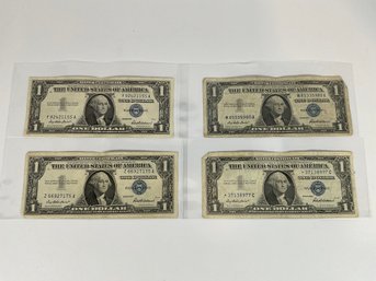 (4) 1957 $1 Silver Certificates - As Shown.