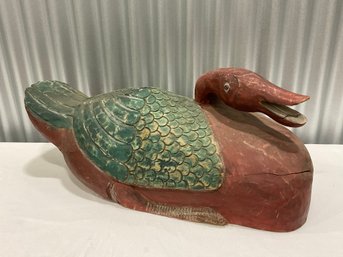 Carved Wood Goose/Swan ?