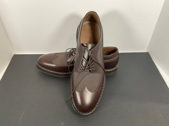 Mens Bruno Cucinelli Dk Brown Wingtips - Sz Eur 45