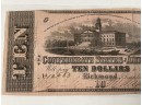 1862 Confederate $10 Note