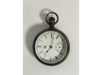 Made Expressly For The Guild Coin Silver Antique Pocket Watch
