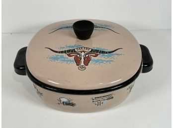 MCM Monterey Western Ware Longhorn Steer Cook Pot