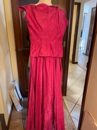 Vintage Pink Dress Gown