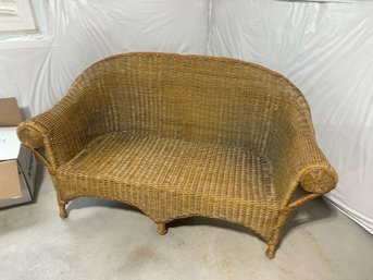 Rattan Loveseat