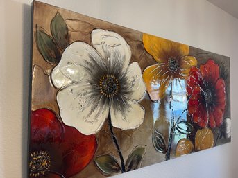 Large Floral Wall Decor