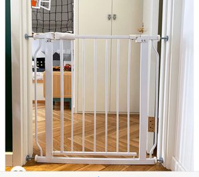 2 Pet Gates. 1 Walk-thru Tension Pet Gate