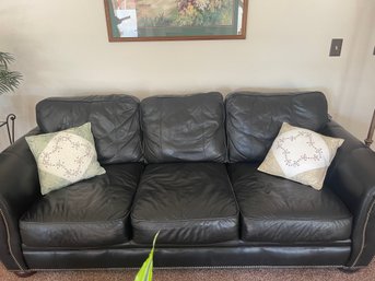 Broyhill Leather Sofa