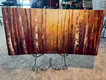 Canvas Fall Wall Art Decor.  4' Long X 2' High