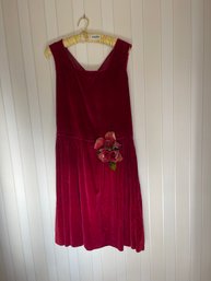 50s Style Velvet Dress