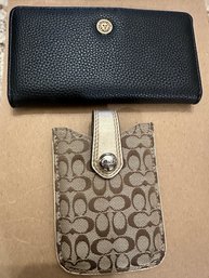 Anne Klein Wallet And Coach Card Holder