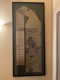 Framed Silk Obi/ Kimono Belt