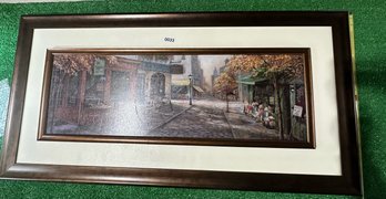 Cobblestone Walkway Framed Print