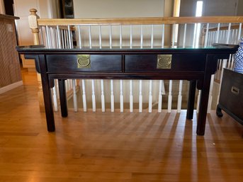 Beautiful Pagoda Console Table By Century Furniture