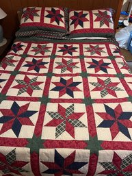 Queen Size Quilt And Shams