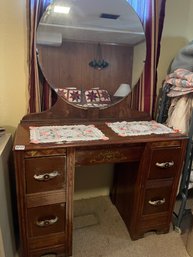 Deco Vanity And Mirror