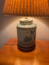 Pretty Chinoiserie Porcelain Lamp