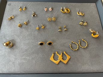 Gold Tone Earrings (1 )