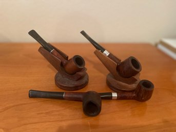 Smoking Pipes And Two Stands