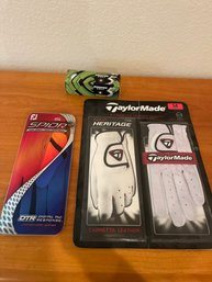 New Golf Gloves And Balls