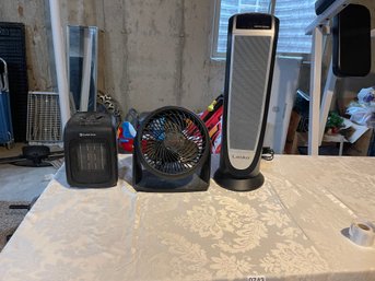 Lasko  Heater And Fan, Comfort Zone Heater And Honeywell Fan