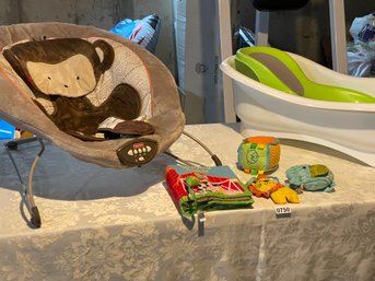 Baby Bouncer, Baby Bath And Toys