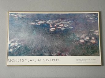 Claud Monet Large Framed Poster Print