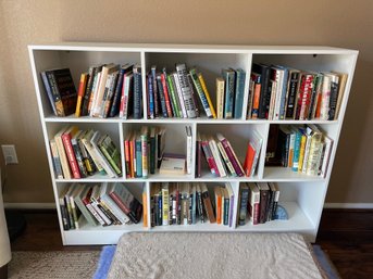 White Cubby Book Shelf- Books Not Included.