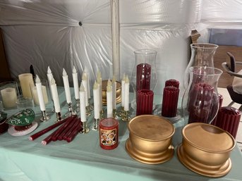 Large Candle Lot