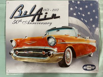 Bel Air Tin Sign