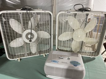 Box Fans  And Air Purifier