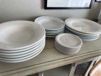 Large White Dishes Various Brands Including Williams Sanoma
