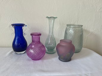 Various Coloful Vases