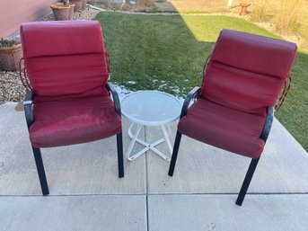 Mismatched Patio Chairs