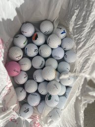 Golf Balls And Ball Catcher