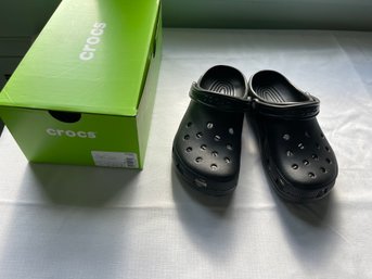 New Crocs Black.