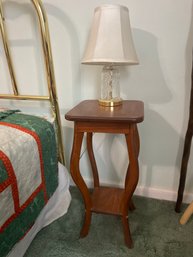 MCM Side Table And Lamp