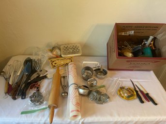 Miscellaneous Utensils, And Baking Items