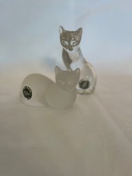 Lenox Crystal Cats