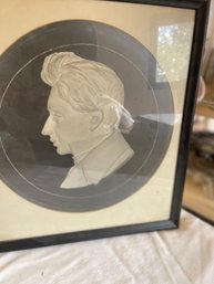 Framed Portrait Art Deco