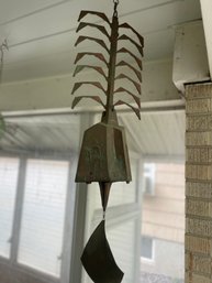 Large Sculpture Wind Chime And Bell Lot