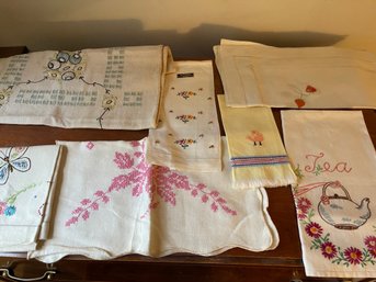 Large Lot Of Embroidered Tools, And Other Items