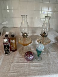 Oil Lamps And Oil