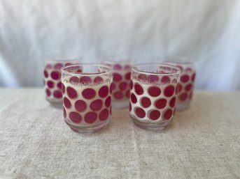 Beautiful Retro Libby Cranberry Glass