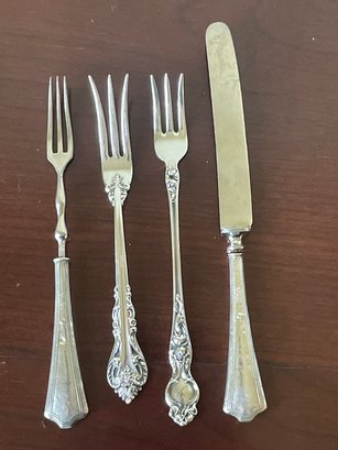 Lot Of Vintage Sterling Silver Flatware Pieces S21
