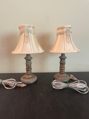 Pair Of Small Table Lamps T15