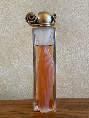 'organza' By Givenchy Eau De Parfum Spray Bottle W/ Gold Tone Cap, Frosted & Clear Glass B37