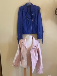 Lot Of Two Bomber Style Jackets C43